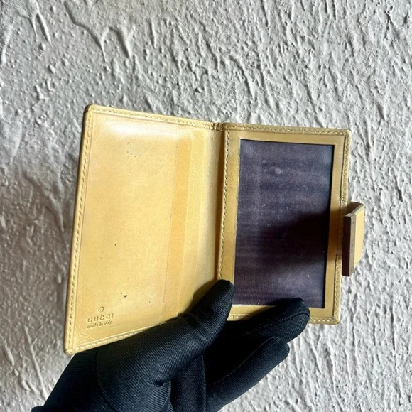 🛑SOLD🛑GUCCI canvas and leather bifold card holder/wallet - Picture 3 of 5